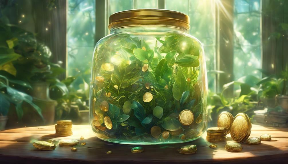 green prosperity jar spell